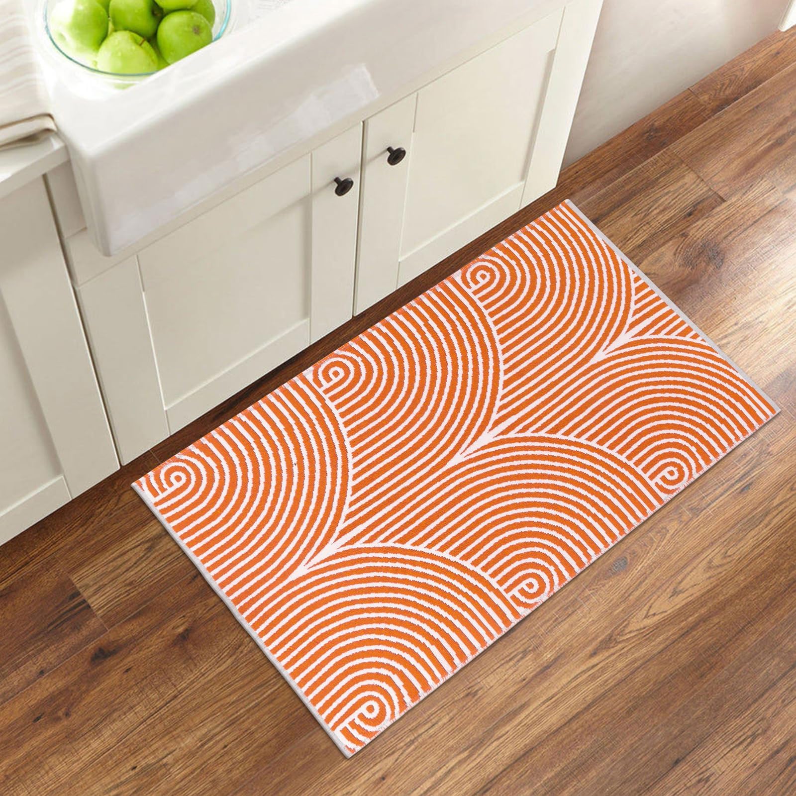 MTH / ふわっRUGMAT Amazon.com: 2 Pcs Washable Indoor Doormat,Non Slip Retro